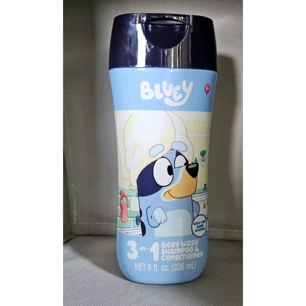 BLUEY 3-in-1 Body Wash Shampoo & Conditioner ~ Brand New Ltd Edition